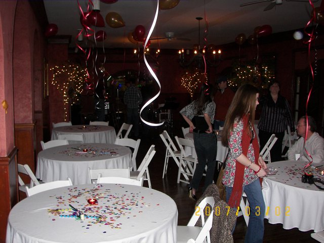The Magnolia Room can be decorated for any kind of party.